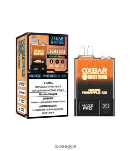 OXVA Disposable 84T06R29 | مانجو أناناس مثلج OXVA OXBAR MAZE PRO 10000