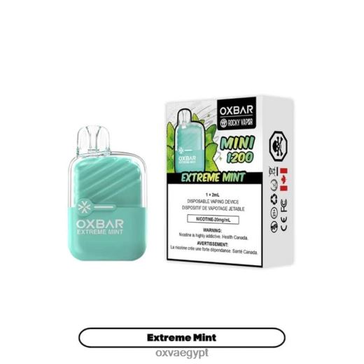 OXVA Vape Store 84T06R8 | النعناع المدقع OXVA OXBAR MINI 1200