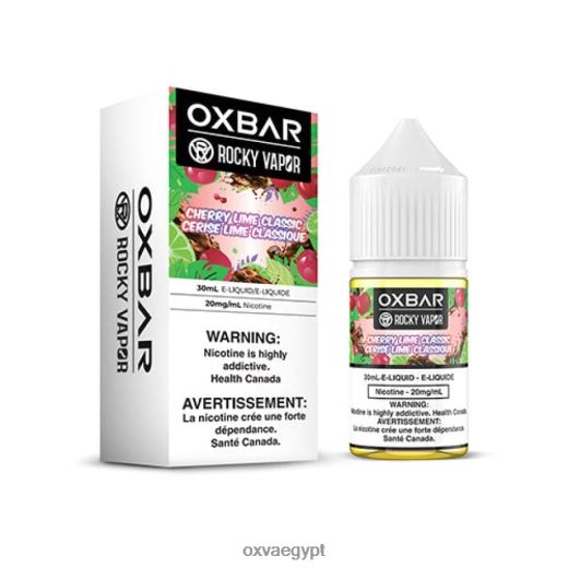 OXVA Disposable 84T06R49 | الكرز الجير الكلاسيكي OXVA OXBAR 30 مل ملح نيكوتين