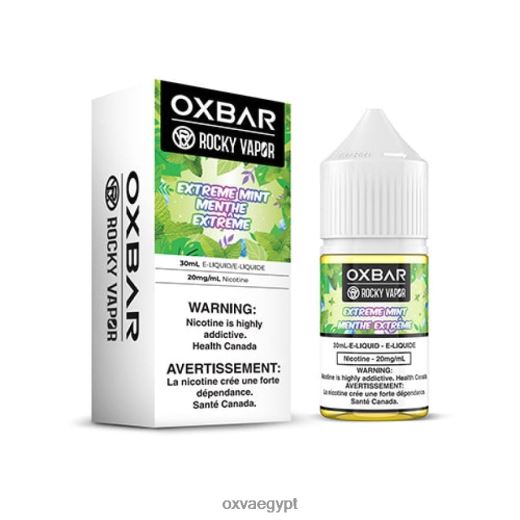 OXVA Vape Store 84T06R48 | النعناع المدقع OXVA OXBAR 30 مل ملح نيكوتين